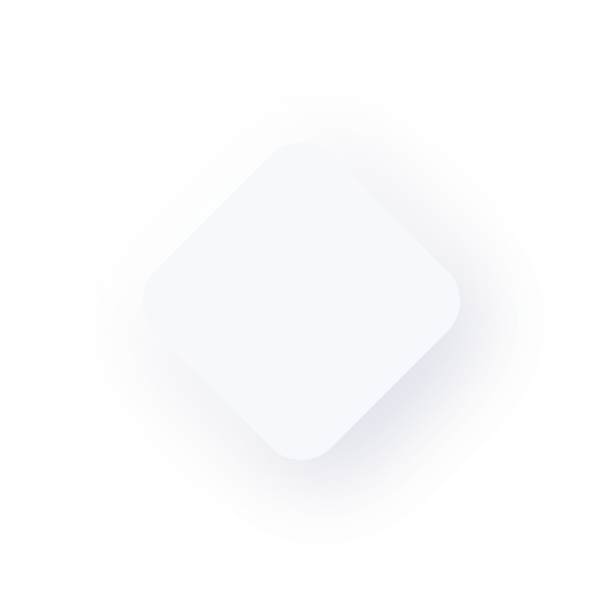 Weißes Quadrat mit angerundeten Ecken als Dekoration für Webseiten Pflege