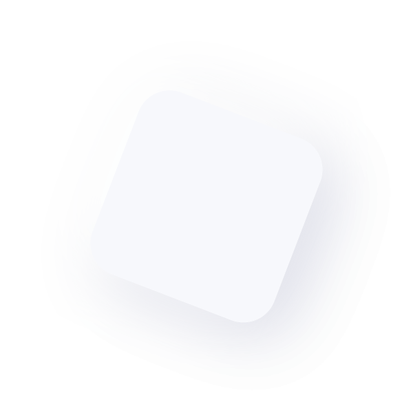 Weißes Quadrat mit angerundeten Ecken als Dekoration für Webseiten Optimierung