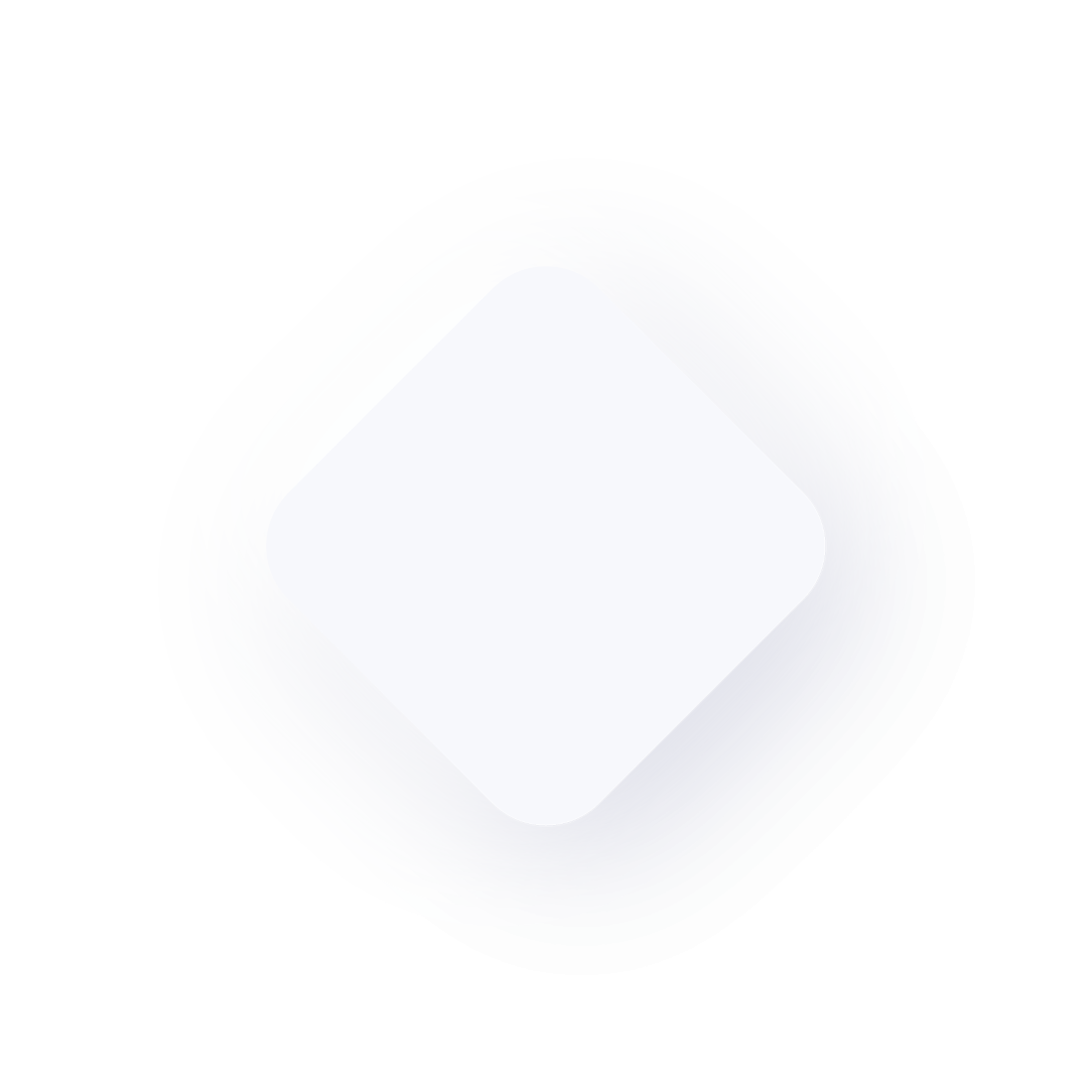White square with rounded edges as decoration for website optimization